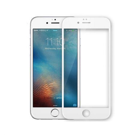 Set 2 folii de sticla Apple iPhone 6/6S,MyStyle margini colorate White