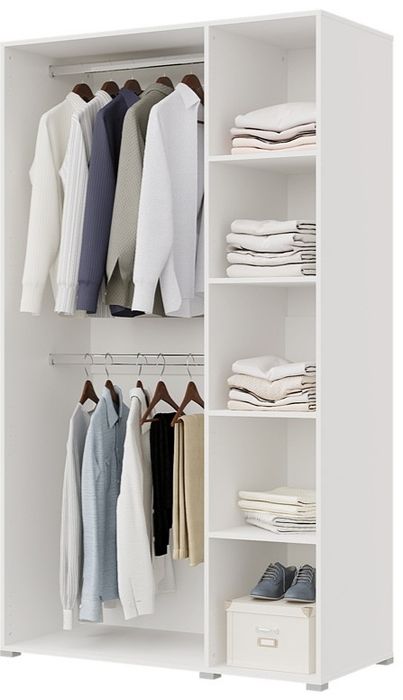 Шкафы (вместе) белые для одежды, обуви и т.д