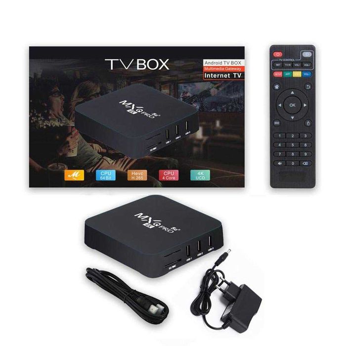 Mini PC TV Box Techstar® MXQ PRO UltraHD 4K, TV BoxQuad-Core 64 Bit