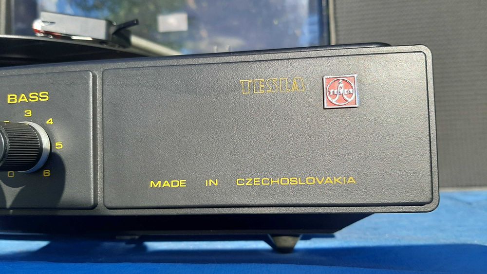 Pick-up stereo Tesla NZC - 040, 2 x boxe originale, Czechoslovakia