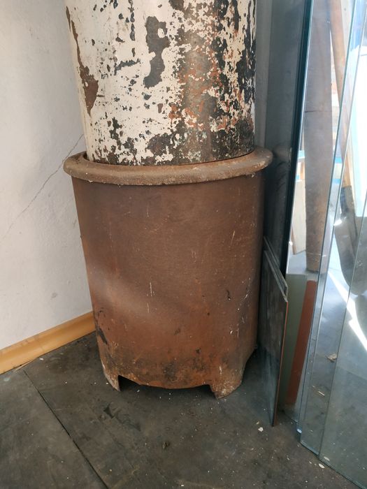 Печь из под титана , буржуйка