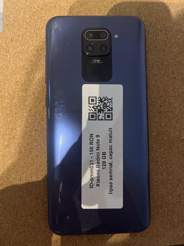 Xiaomi Redmi Note 9 128 Gb ID-dmm031