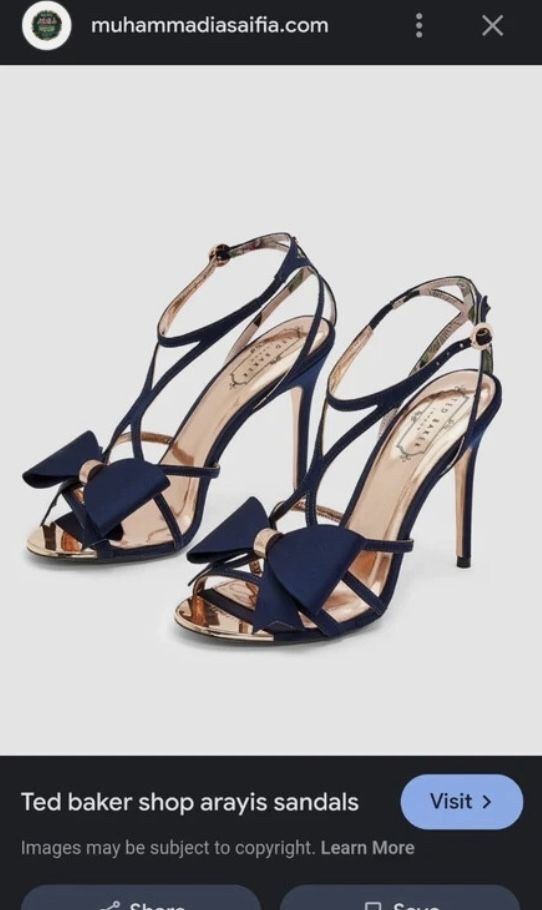 Ted Baker 39-40 номер сандал в тъмно синьо