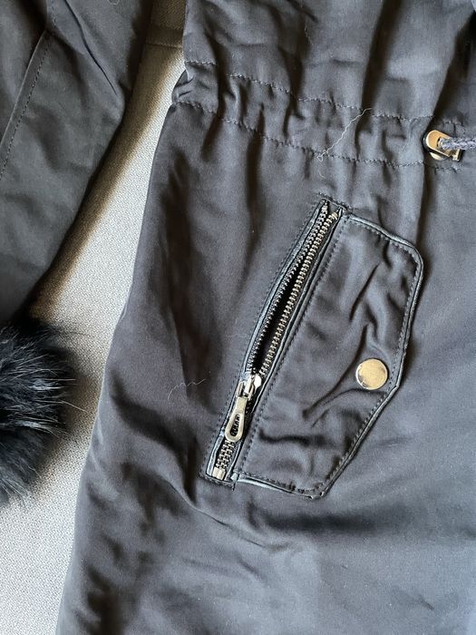 Дамска парка с естествен косъм