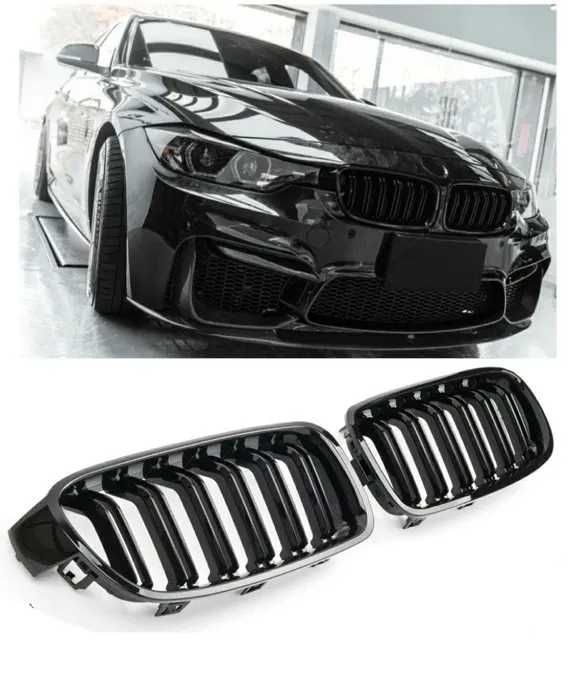 Grile nari duble Bmw Seria 3 f30,f31