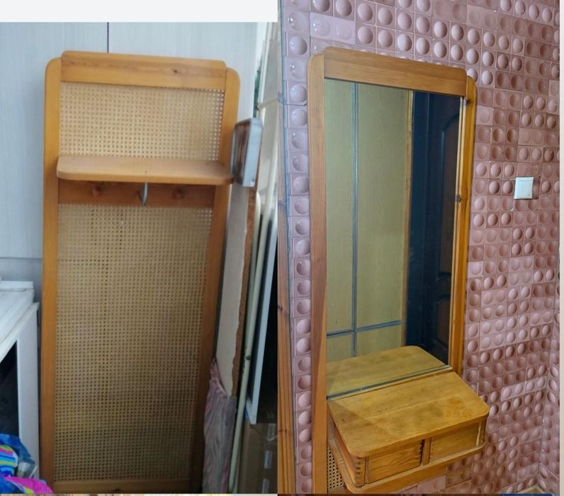 Дешево продам комплект вешалки и зеркала