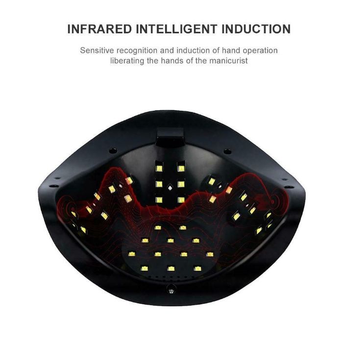 Lampa unghii UV LED 120w SUN BQ-5T, senzor, timer, display -PREMIUM
