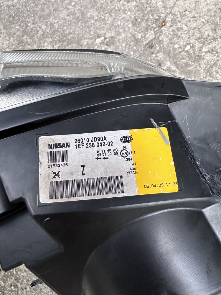 Десен фар за Nissan Qashqai 2008 - 2014