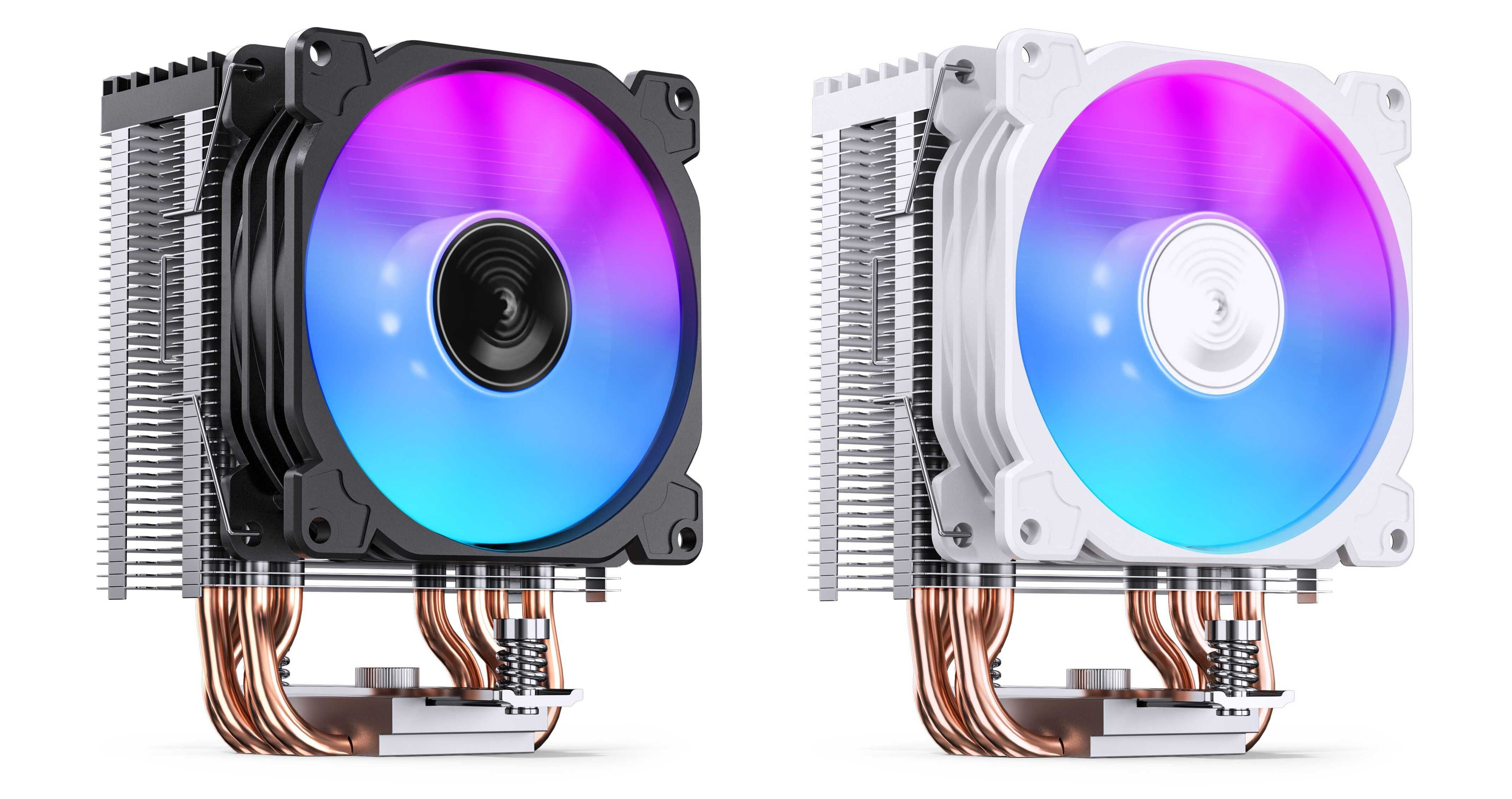НОВ Охладител Jonsbo CR-1400 E 1150 AM4 1200 AM5 1700 RGB БЯЛ и ЧЕРЕН