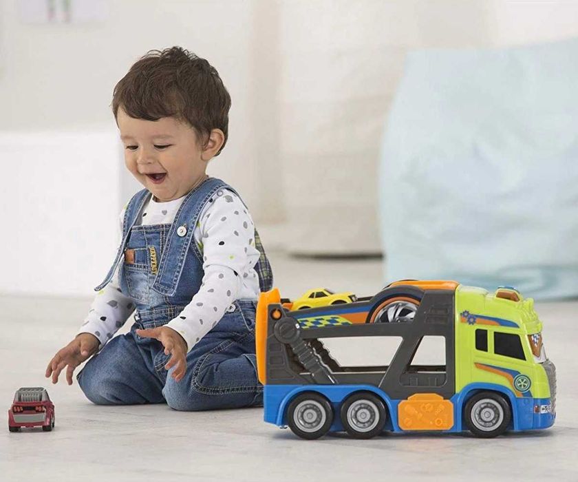 Dickie toys автовоз с две коли