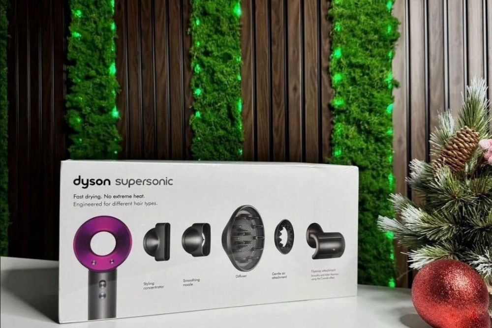Dyson  в цвете Фуксия Cooper Фен Выпрямитель Стайлер