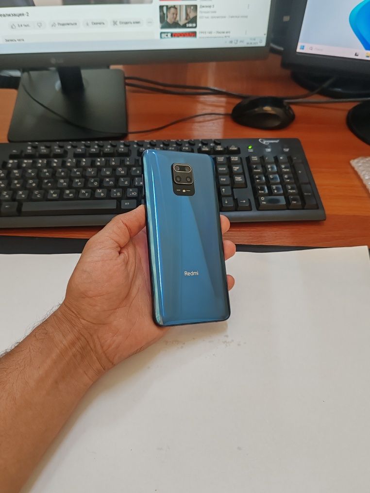 Redmi note 9 pro 6/64gb(2022)ideal iwlawi zur aybi yuq tozza telefon