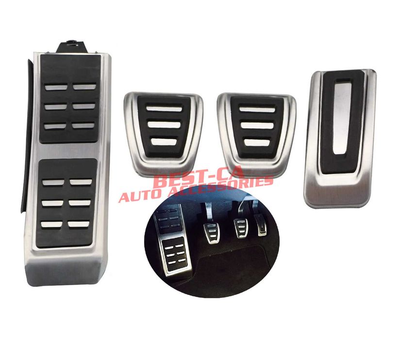 Set ornamente INOX sport pedale manuala pentru Audi A4 B8 A5 8T A6 Q5