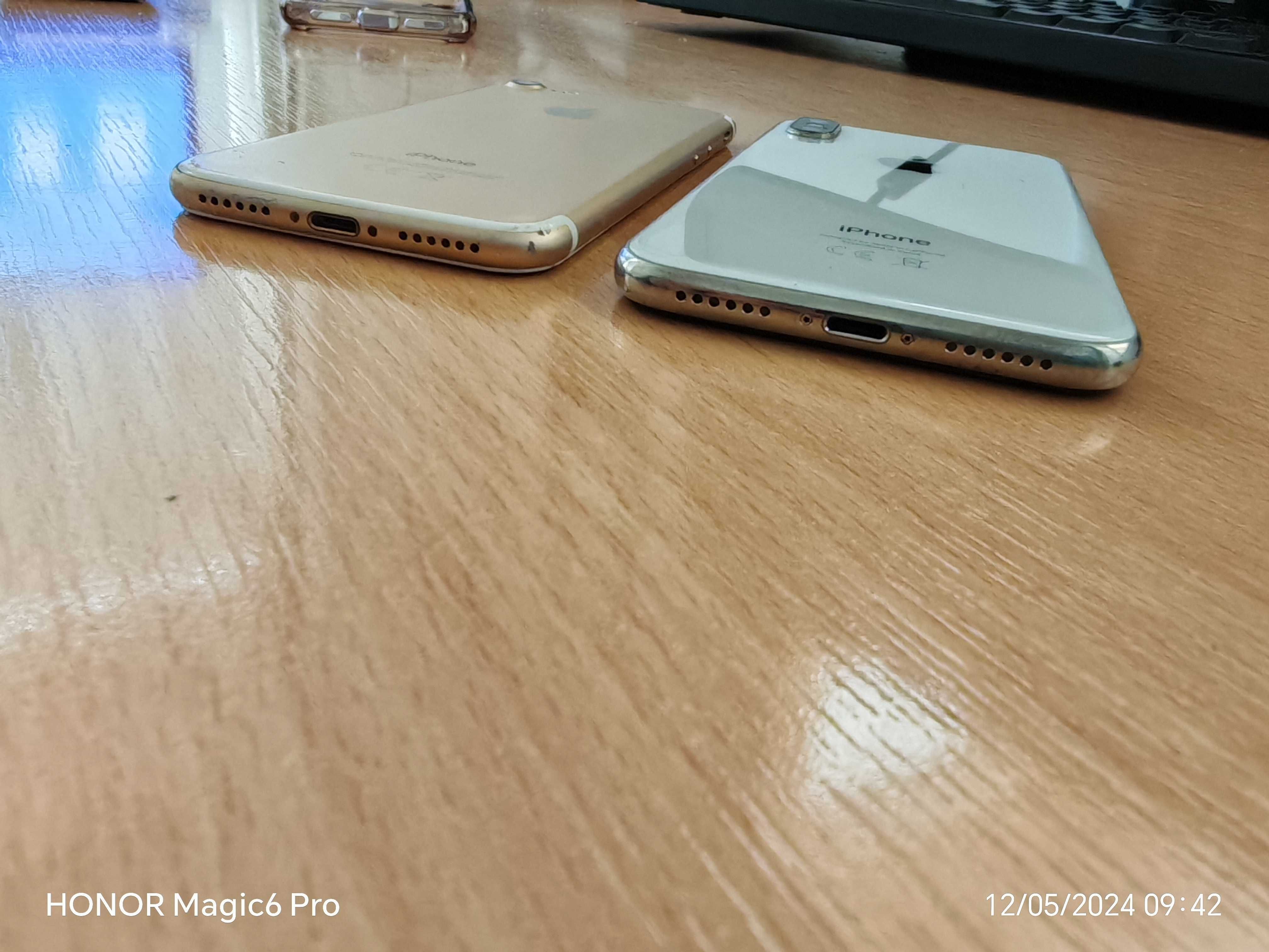 iPhone X 256 GB Silver и iPhone 7 32 GB Gold