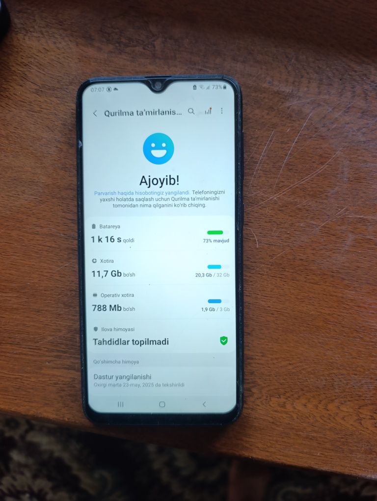 Samsung A20 32gb 3gb