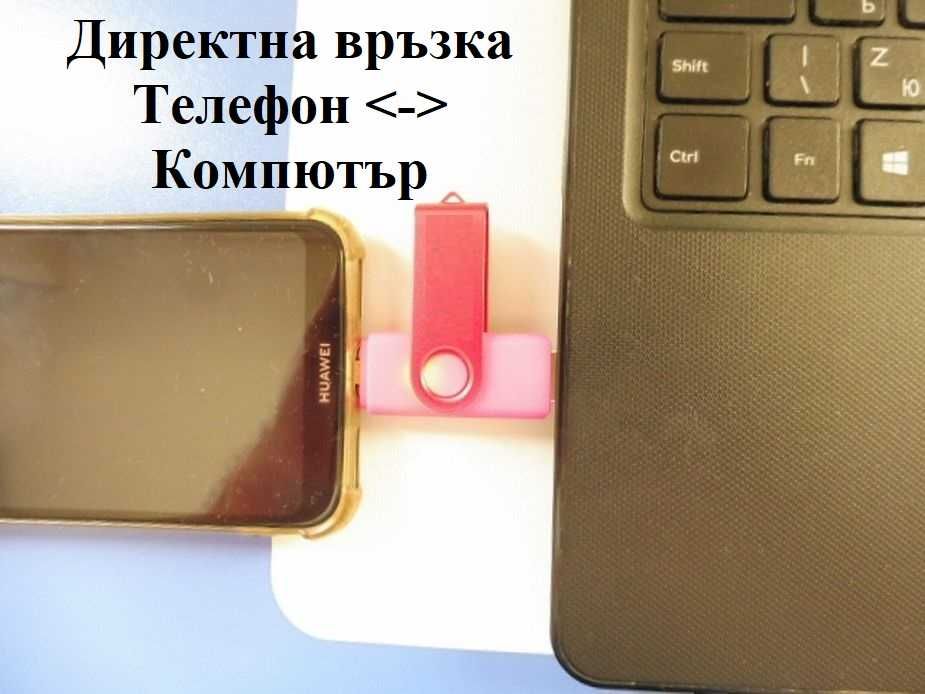 USB flash 128MB + micro USB +адаптер тип C+OTG+елегантен ключодържател