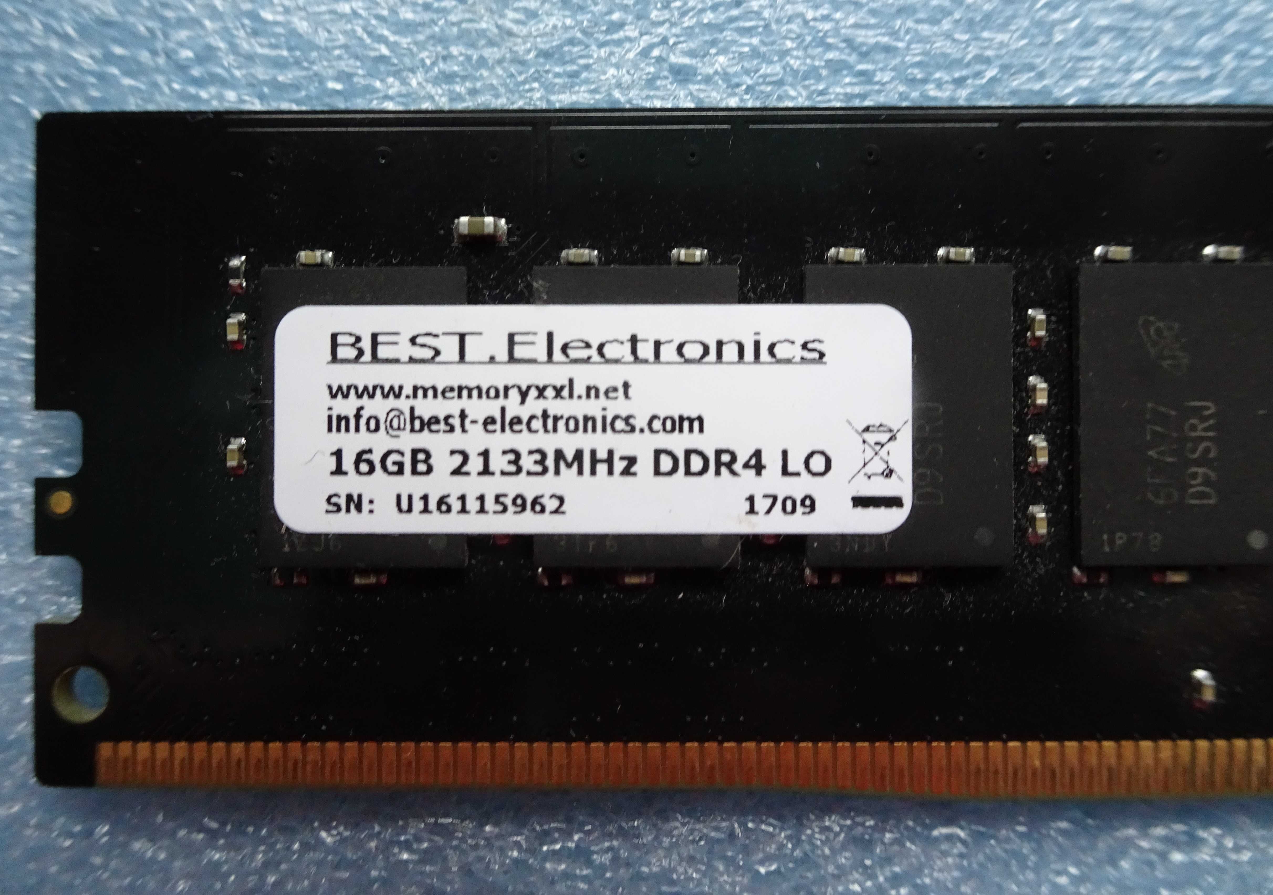 DDR 4  2133 MHz 16 GB