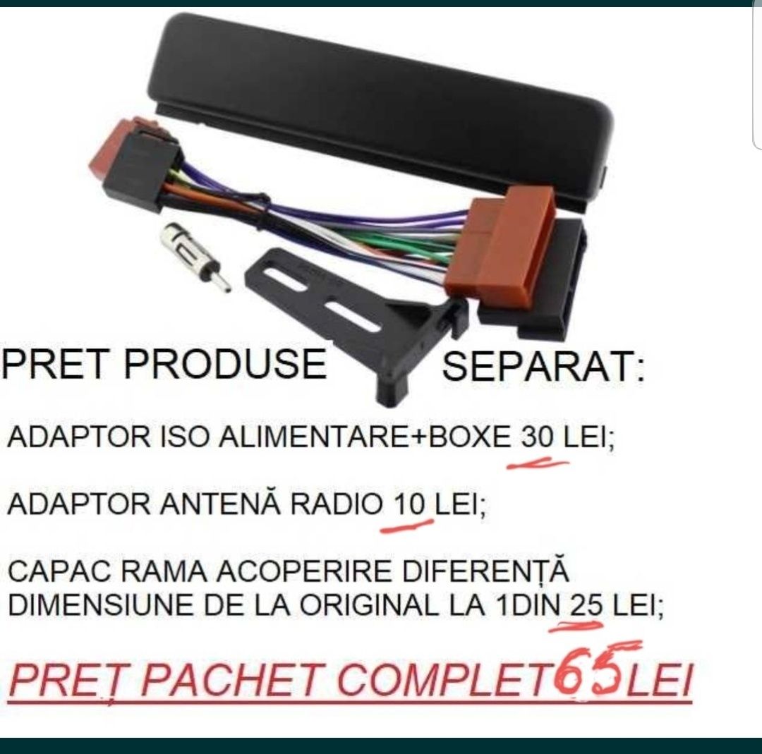 Pachet Ford Focus Transit  rama mufe adaptoare radio CD aftermarket