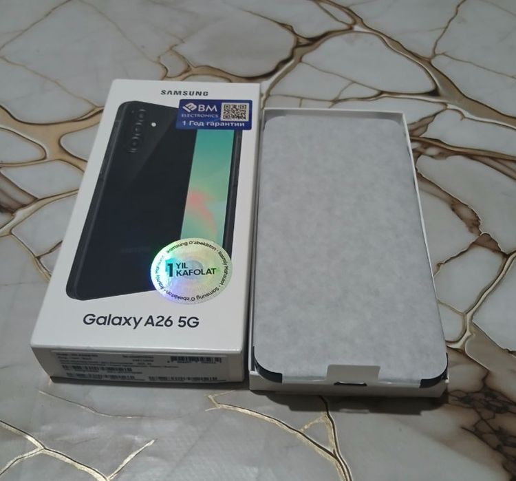 Samsung A26 5G Black 8/128GB Vetnam Orginal Yengi Tel Sotiladi.!