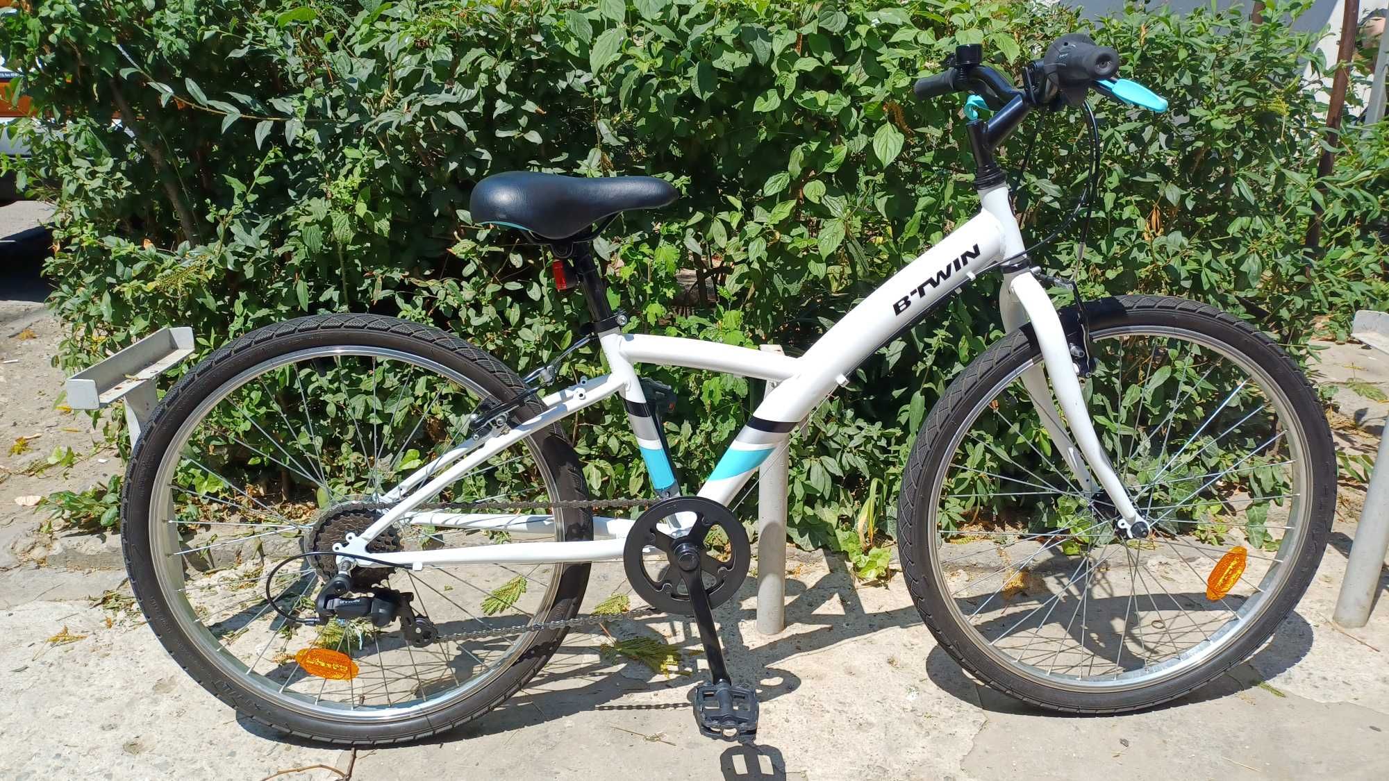 Bicicletă polivalentă pentru copii B-TWIN Original 100 JR. 24''