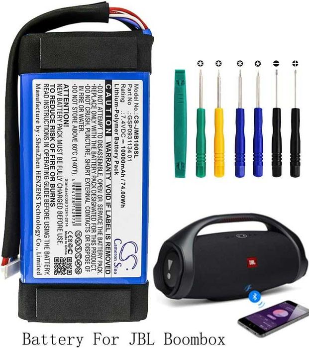 Acumulator Cameron Sino GSP0931134 pt JBL Boombox, CS-JMB100SL,sigilat