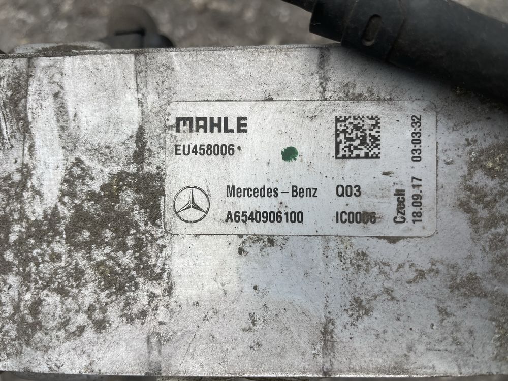 Кулер Мерцедес Е 220 cdi w213 Двигател 654