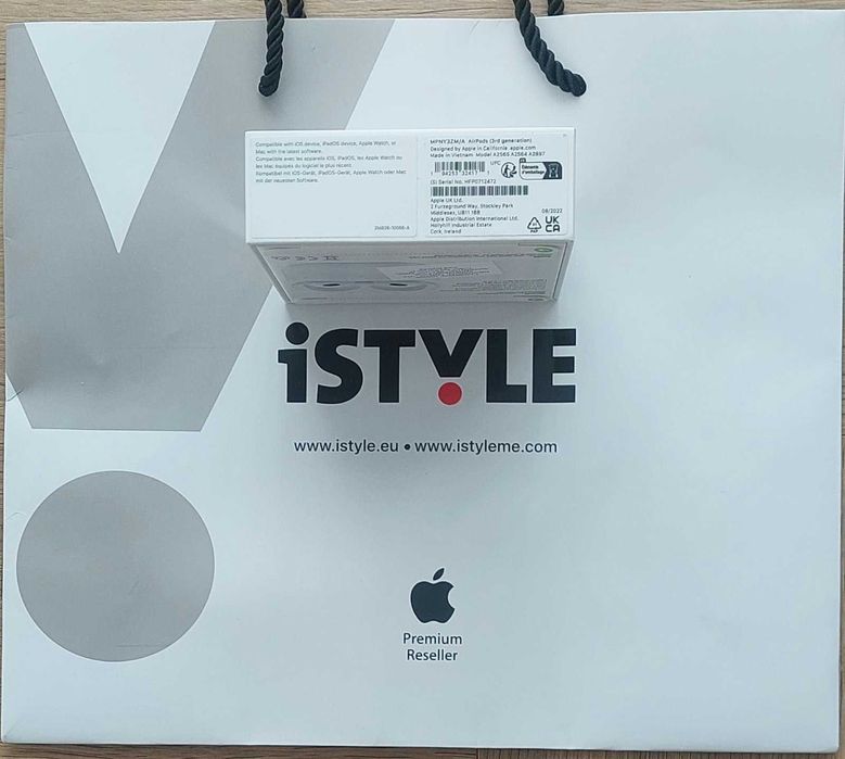 APPLE AirPods 3 (MPNY3ZM/A) Чисто Нови Фабрично Запечатана Кутуя