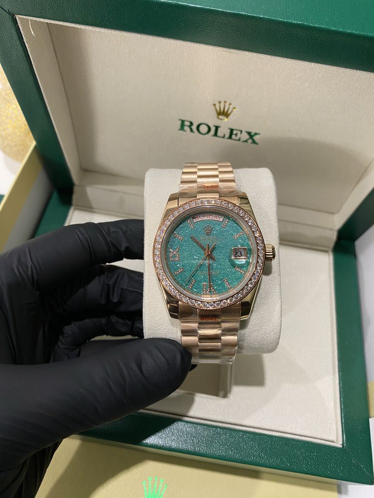Rolex Day-Date President Rose Gold “Aventurine” 36MM