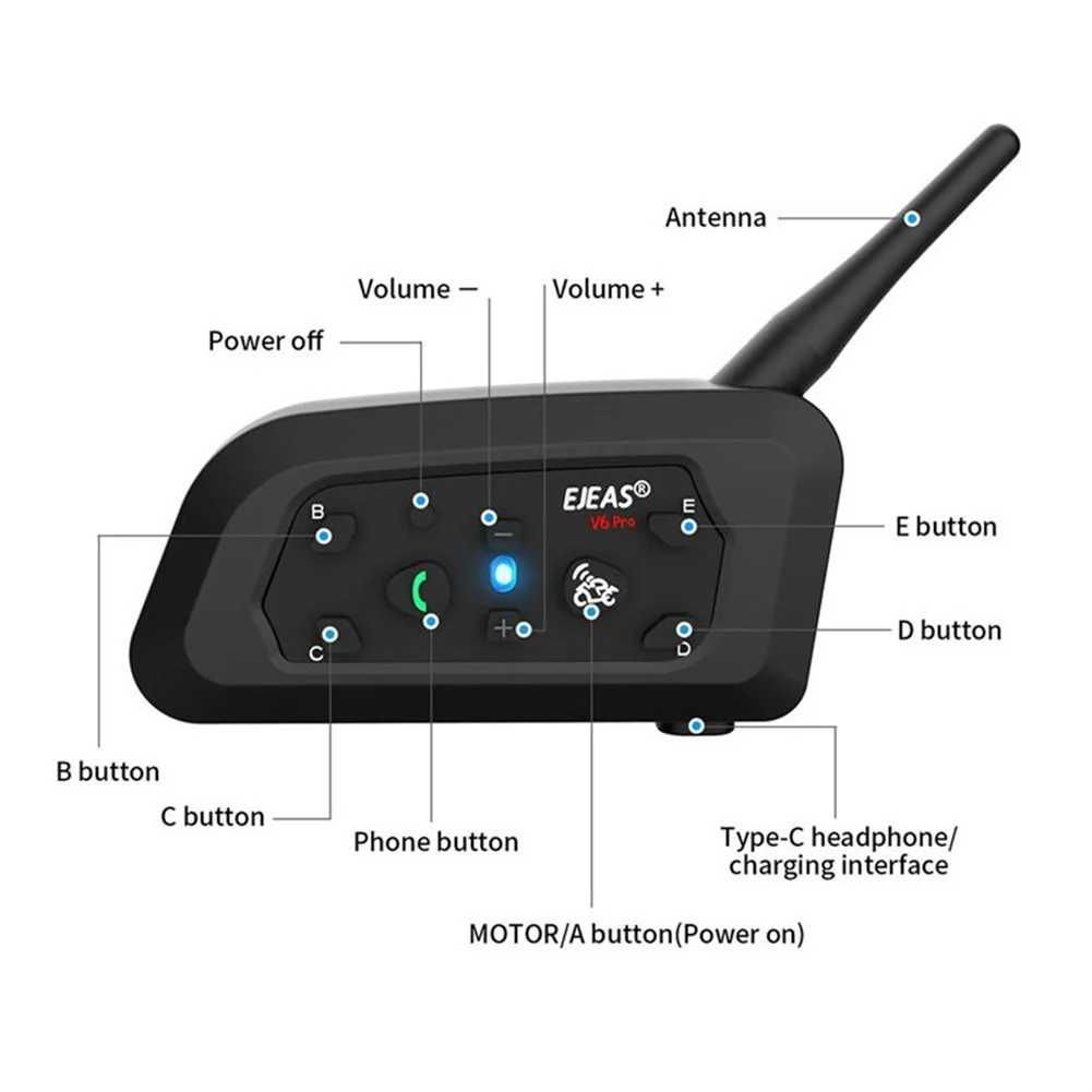 Intercom EJEAS V6 Pro+ (Plus) - nou