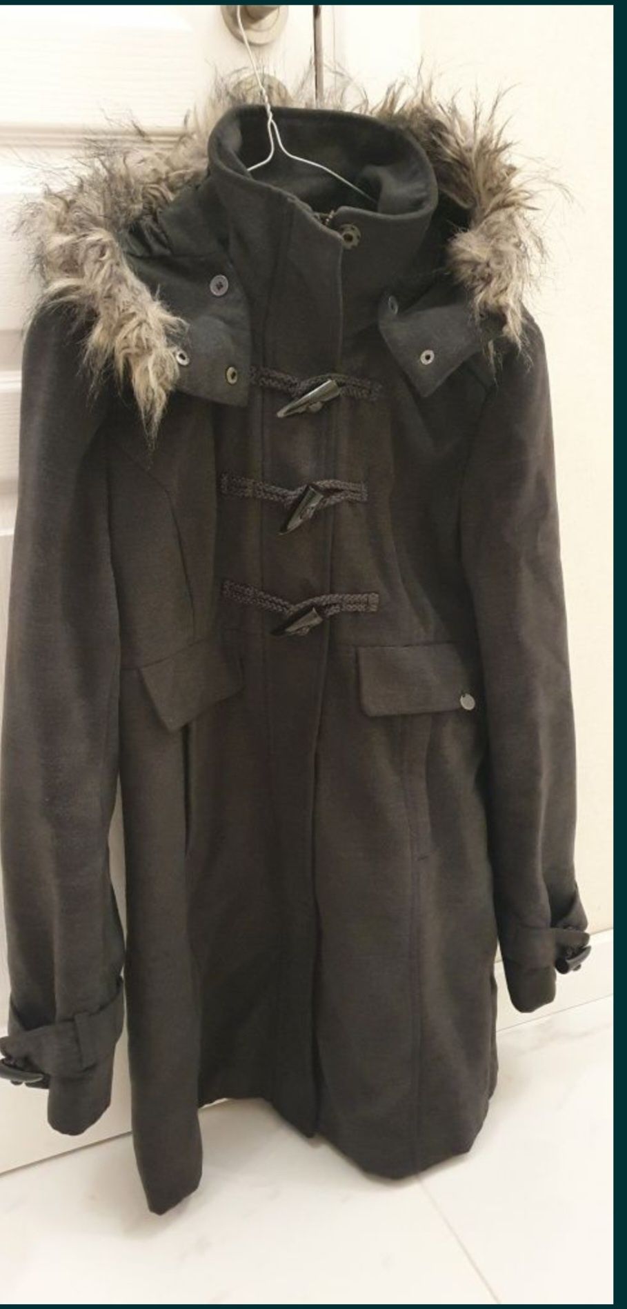 Зимно палто, почти ново,Tom tailor, с качулка