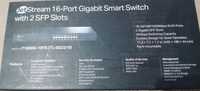 JetStream 16 -Port Gigabit Smart Switch with 2 SFP Slots