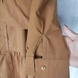 rochie lunga, tip camasa