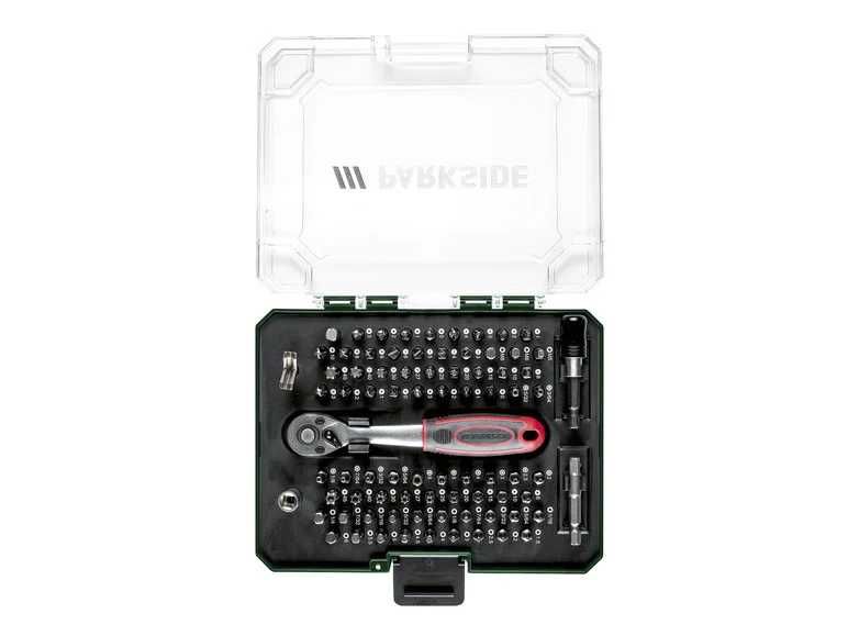 Set de biți cu clichet PARKSIDE , 81 de piese BITURI