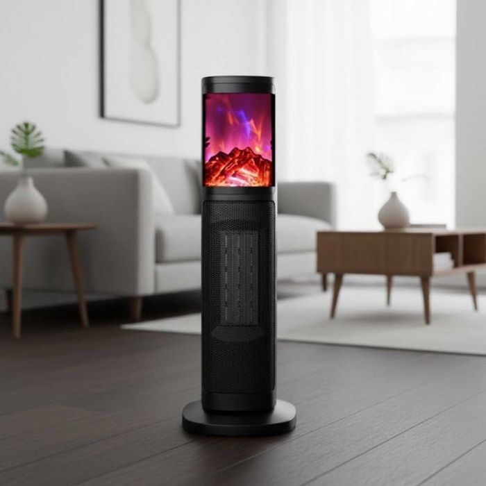 Вентилаторна PTC керамична печка Rosberg R51970IF, 2000W, 2 степени