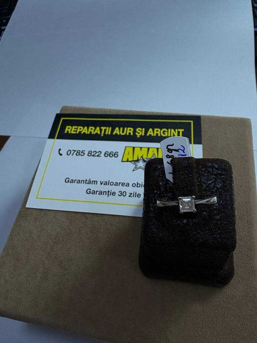 Inel Logodna Aur Alb 14K (ctg)staramanet