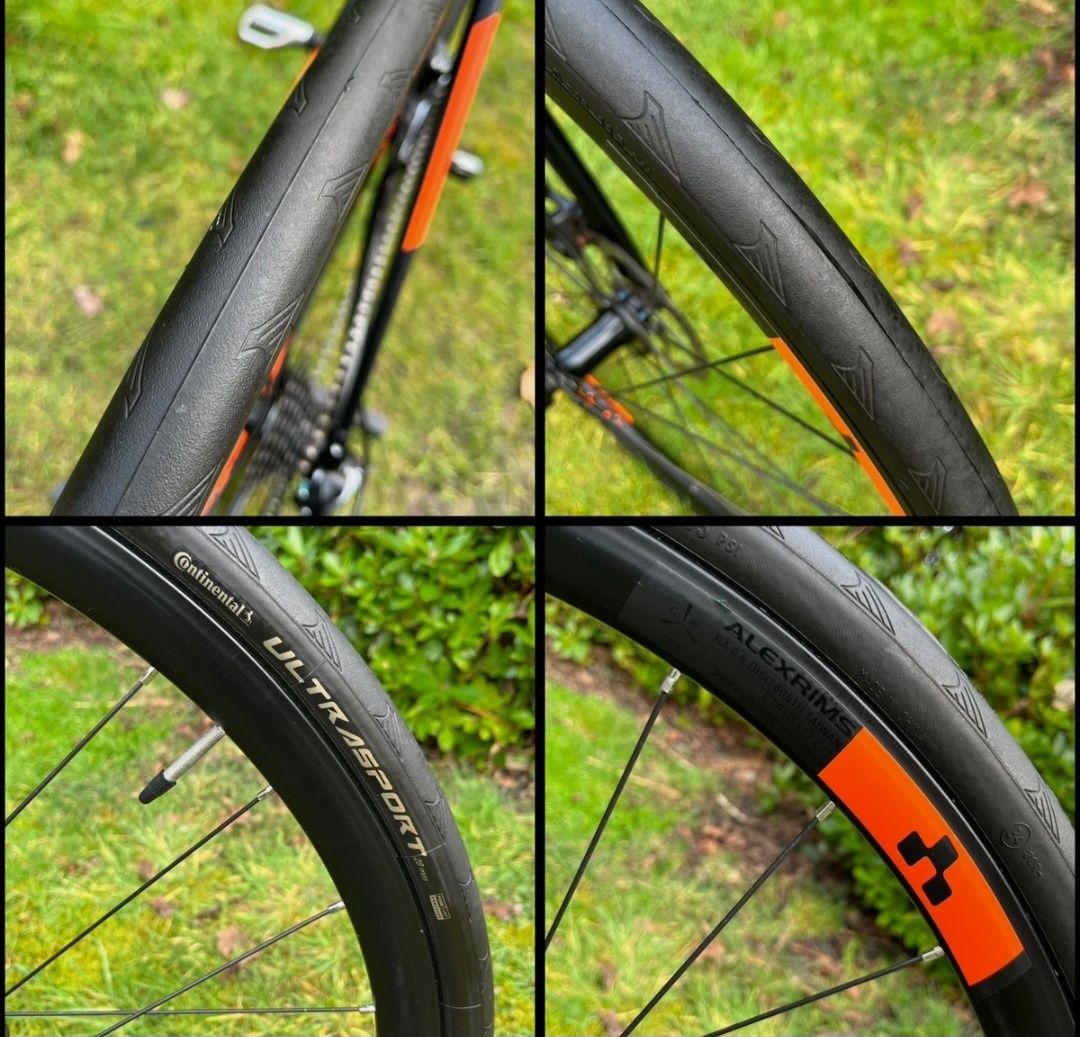 Cube Attain Pro Disc Road Bike / Carbon Forks / 56cm