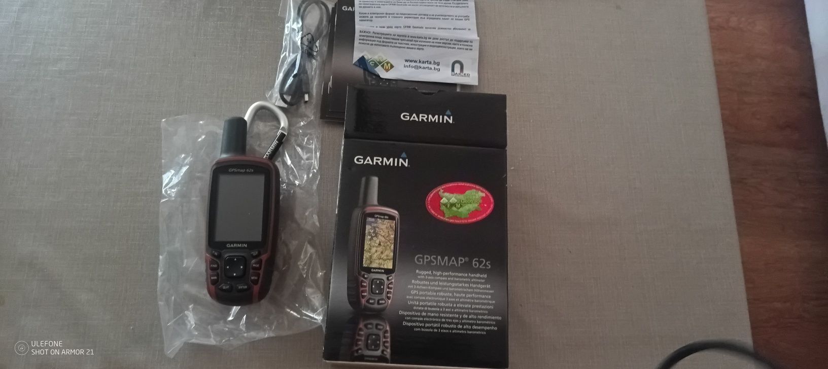 Навигация garmin S62