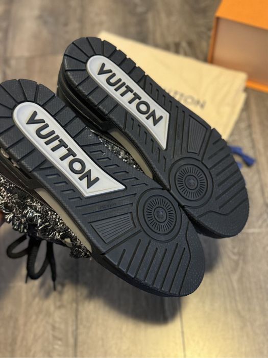 adidasi louis vuitton trainer denim monogram swarosky