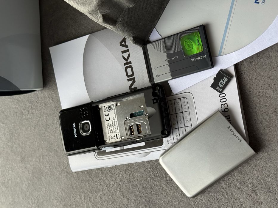 Nokia 6300 Silver/Neverlocked•Full Box•Made in Romania•Ca Nou