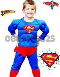 Детски маскировъчен костюм Супермен с мускули