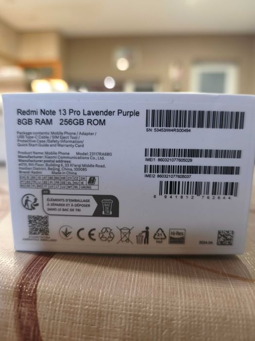 Xiaomi note 13 pro 4G