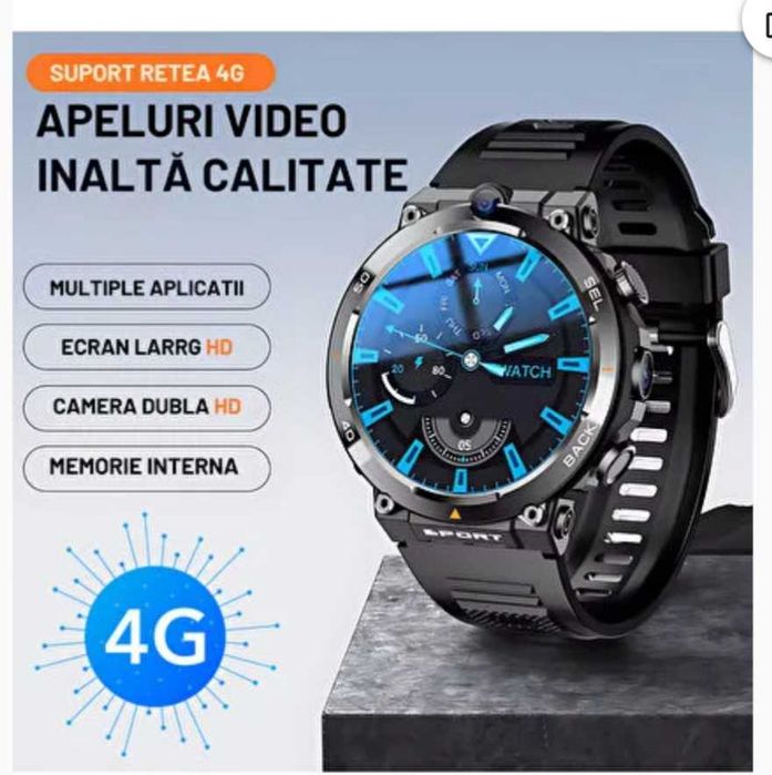 Ceas Smartwatch cu WhatsApp și camera foto