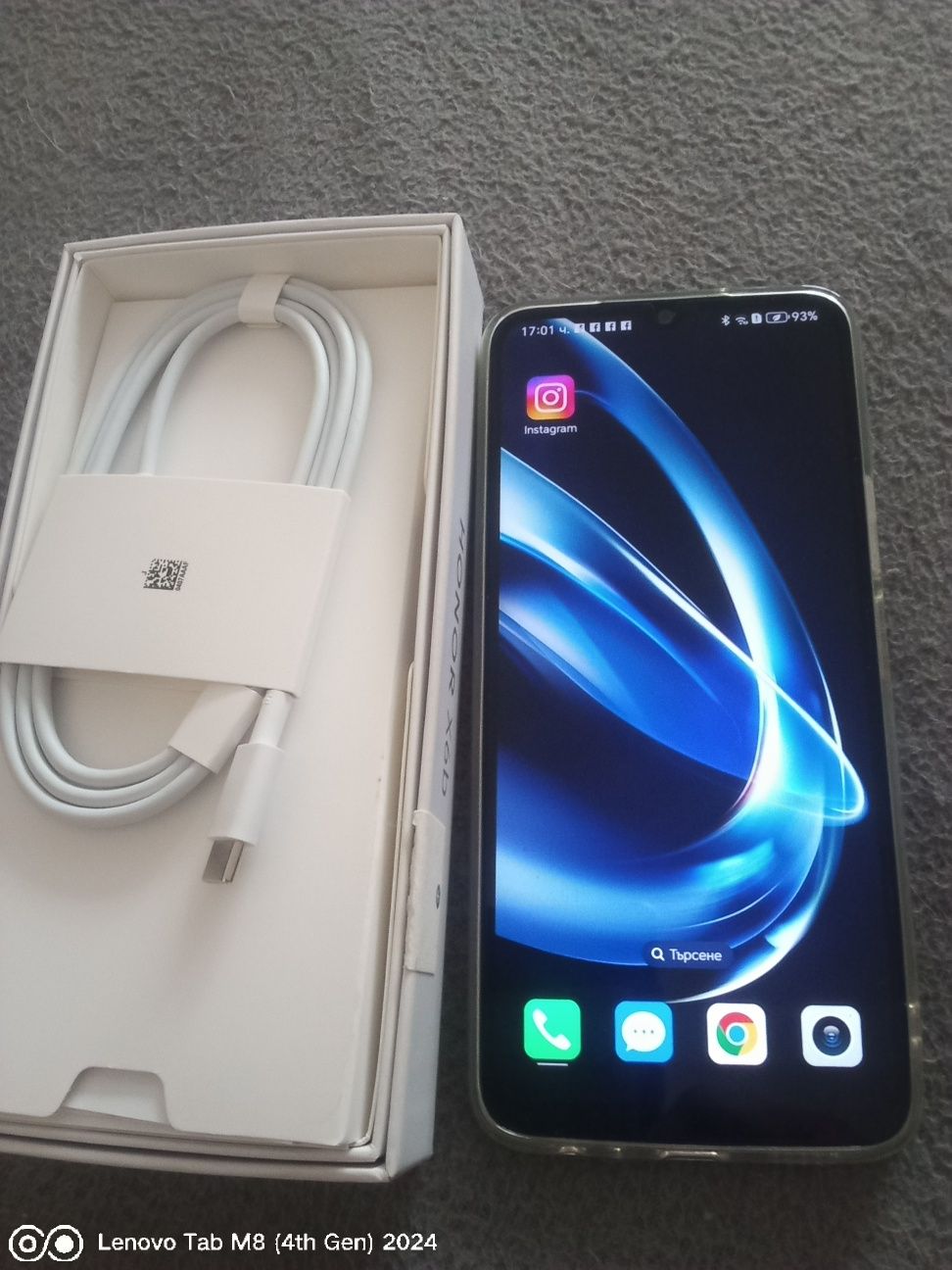 Honor X6B,8/128 GB,5200mAh,зелен на цвят,нов.Със всички екстри