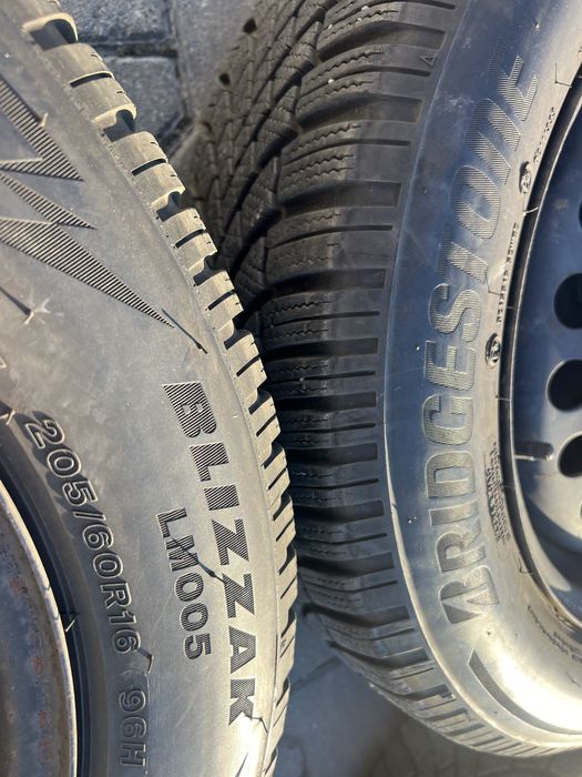 Set Jante Iarna Noi Honda Civic Accord Bridgestone Blizzak 205 60 16