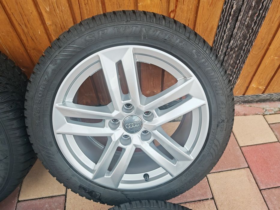 Jante originale audi A4 B8-B9 225 50R17 iarna Dunlop 2020
