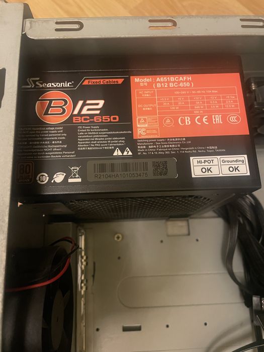 Sursa PC Seasonic B12 BC-650, 80+ Bronze, 650W