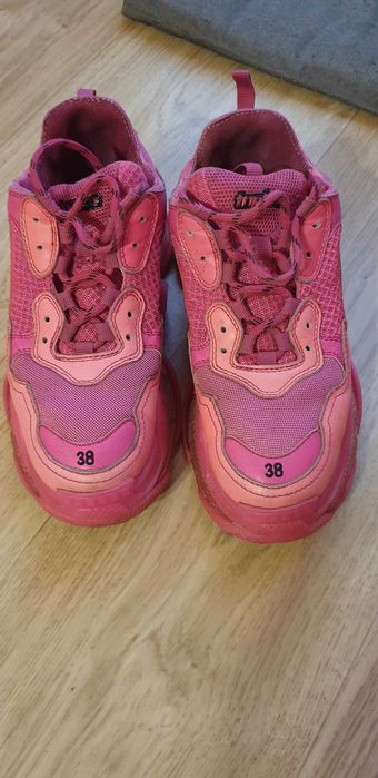 Розови маратонки Balenciaga