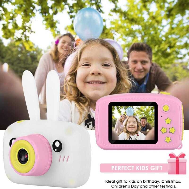 Детски фотоапарат STELS W310, Игри, HD Камера, Розов, Син, Жълт, Бял