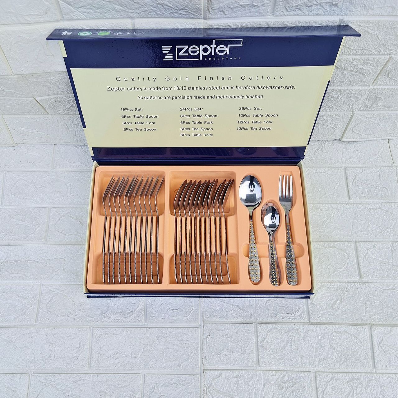 Ложка-вилка набор Zepter 36 предмет