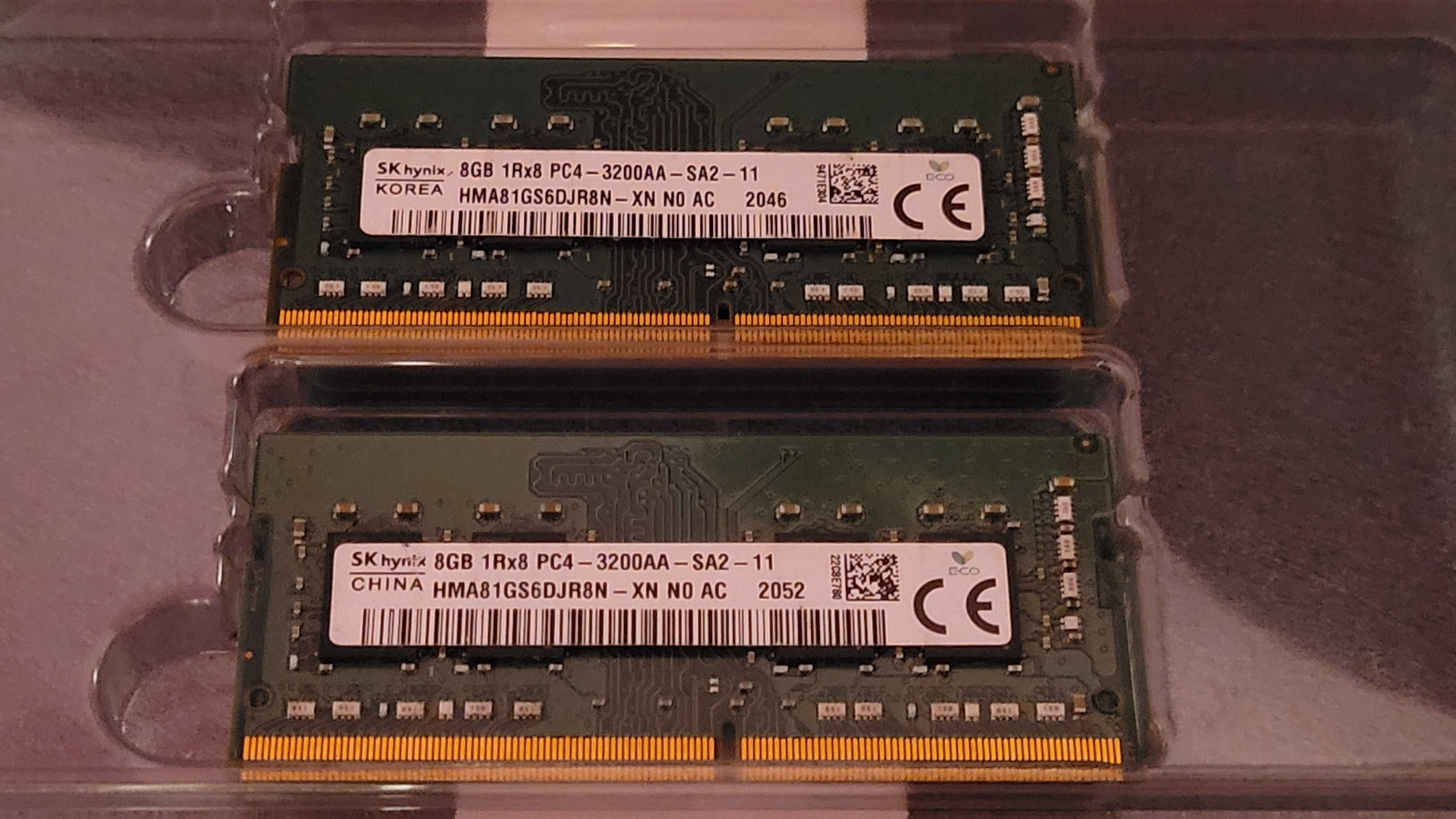 Memorie RAM Laptop Hynix 16 GB 3200Mhz [2x8] DDR 4 CL22